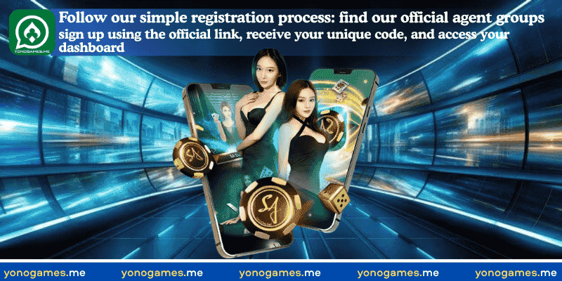 Follow our simple registration process: find our official agent groups, sign up using the official link, receive your unique code, and access your dashboard